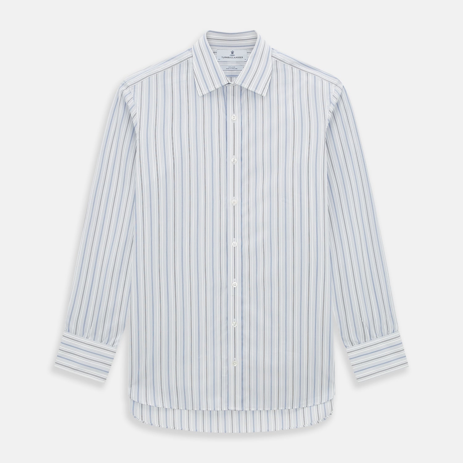 View 1 of product Navy and Blue Multi Stripe Mayfair Shirt