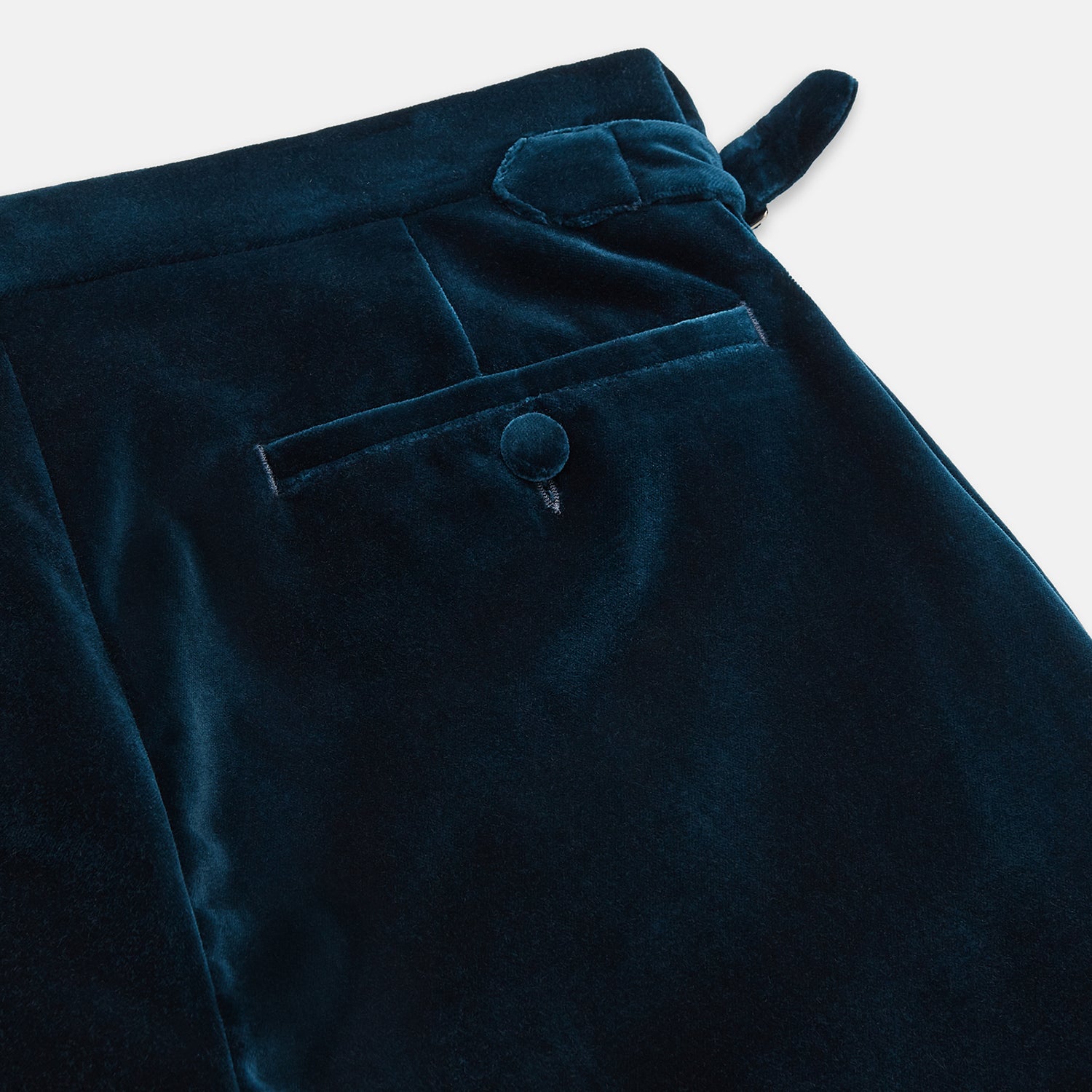 View 2 of product Teal Velvet Jonathan Trousers
