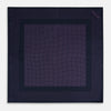 Navy and Purple Dot Silk Pocket Square