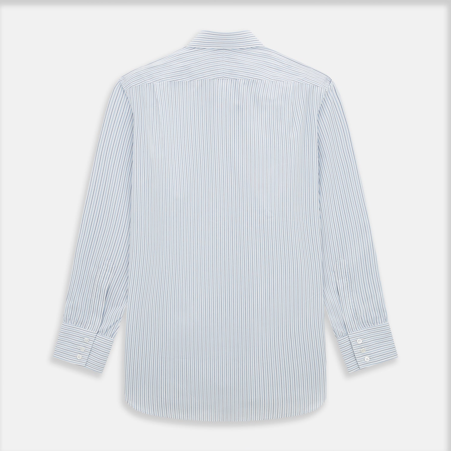 View 3 of product Navy and Blue Shadow Stripe Mayfair Shirt
