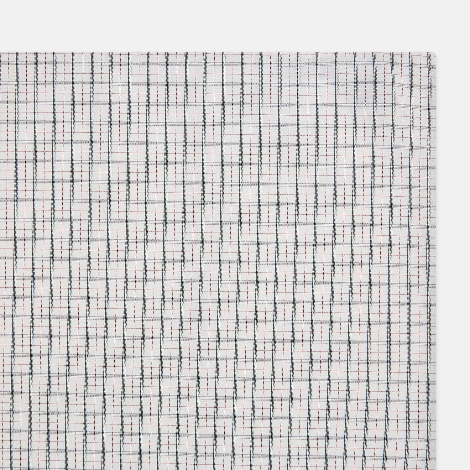 View 2 of product Red Multi Graph Check Hand-Rolled Handkerchief