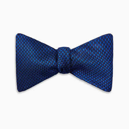 HOUNDSTOOTH NAVY CRUISE BOW TIE Image 3