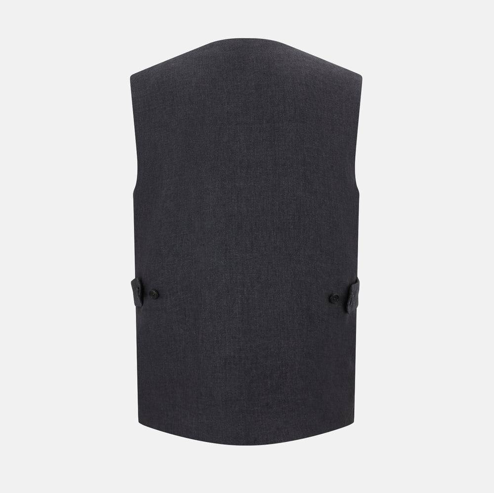 Ash Linen Twill Waistcoat