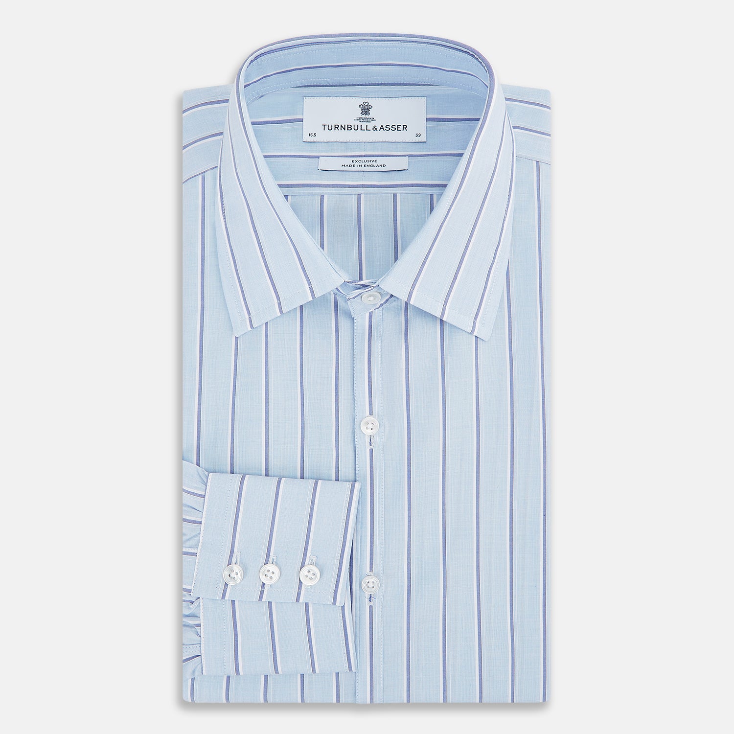 Image 5 of product Blue and Navy Multi-Stripe Westminster Shirt
