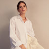 View 6 of product White Cotton Marlene Shirt