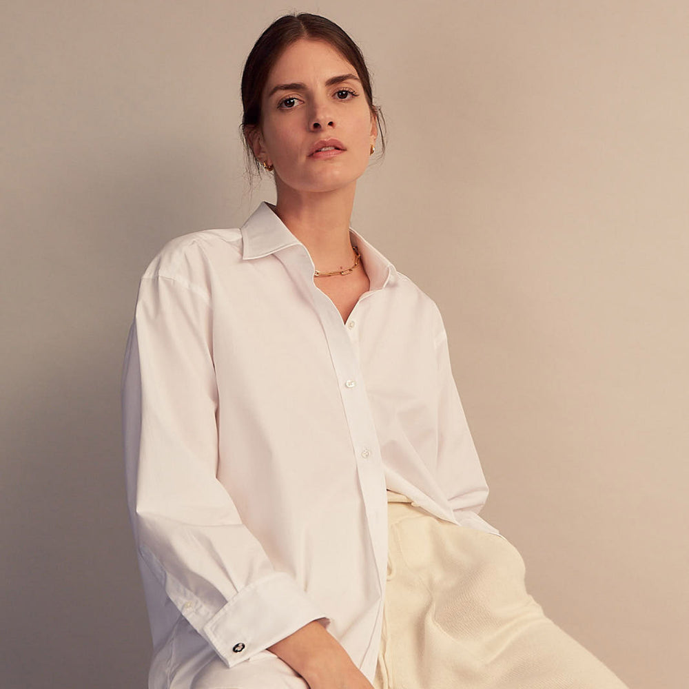 White Cotton Marlene Shirt