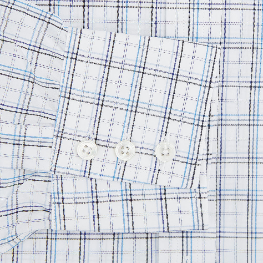 Purple and Blue Multi Check Mayfair Shirt