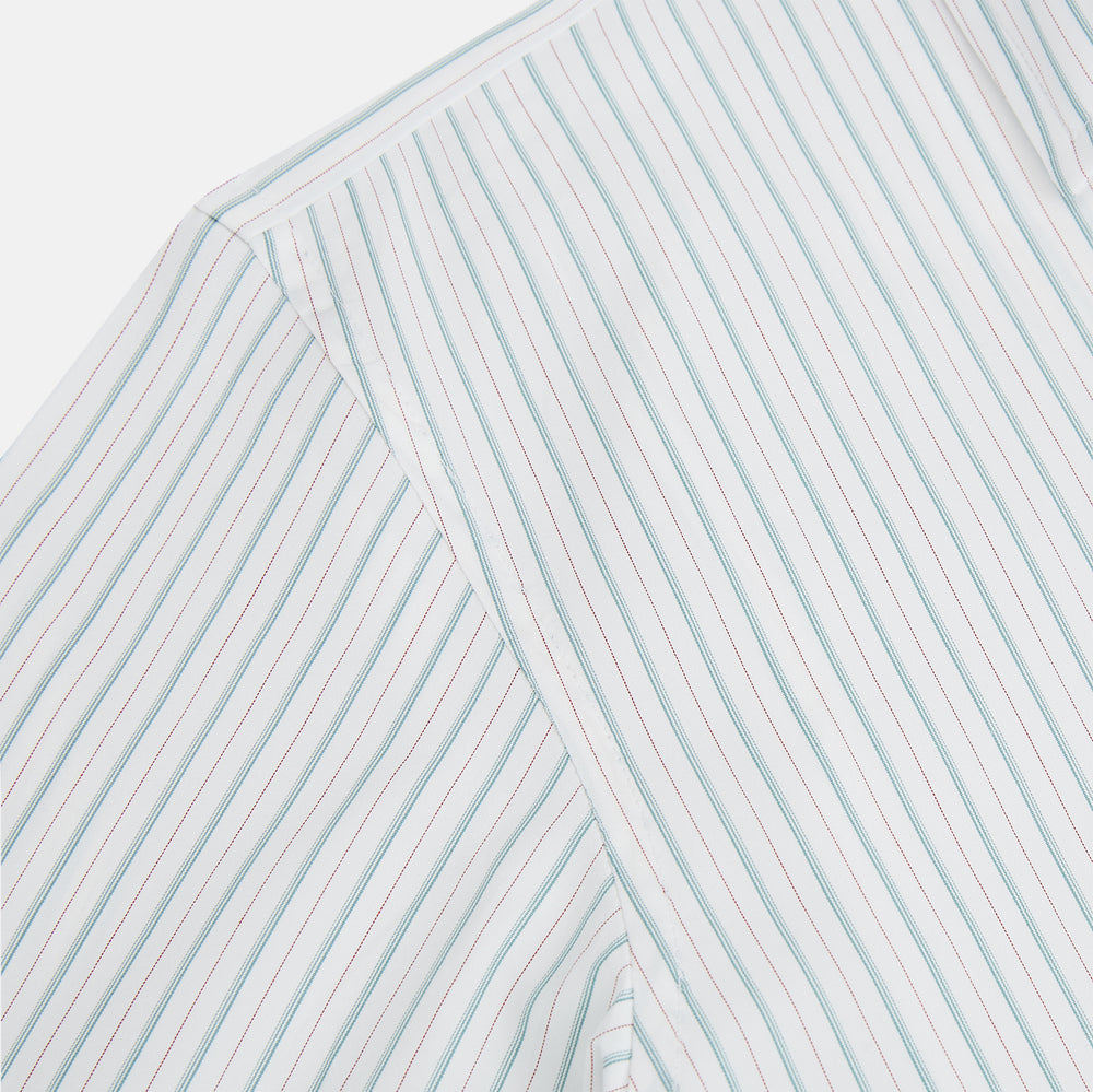 Turquoise and Red Multi Check Westminster Shirt