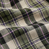 View 5 of product Green & Purple Check Weekend Fit Linen Shirt with Dorset Collar and 1 Button Cuffs