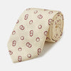 View 1 of product Yellow Geometric Rings Silk Tie