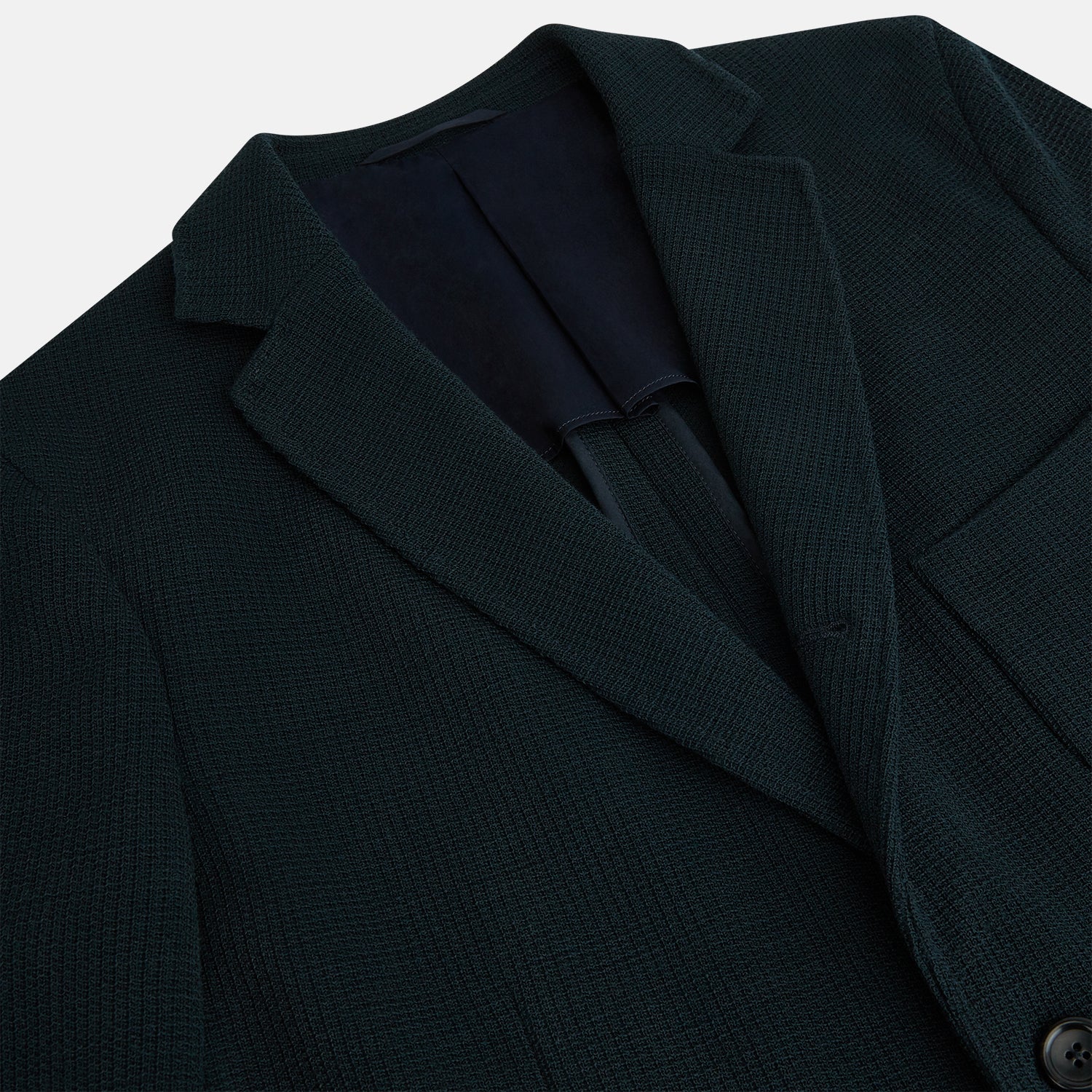 View 2 of product Forest Green KNITTED CAMBRIDGE BLAZER
