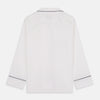 View 7 of product Women's Harriet Plain White Cotton Pyjama Set