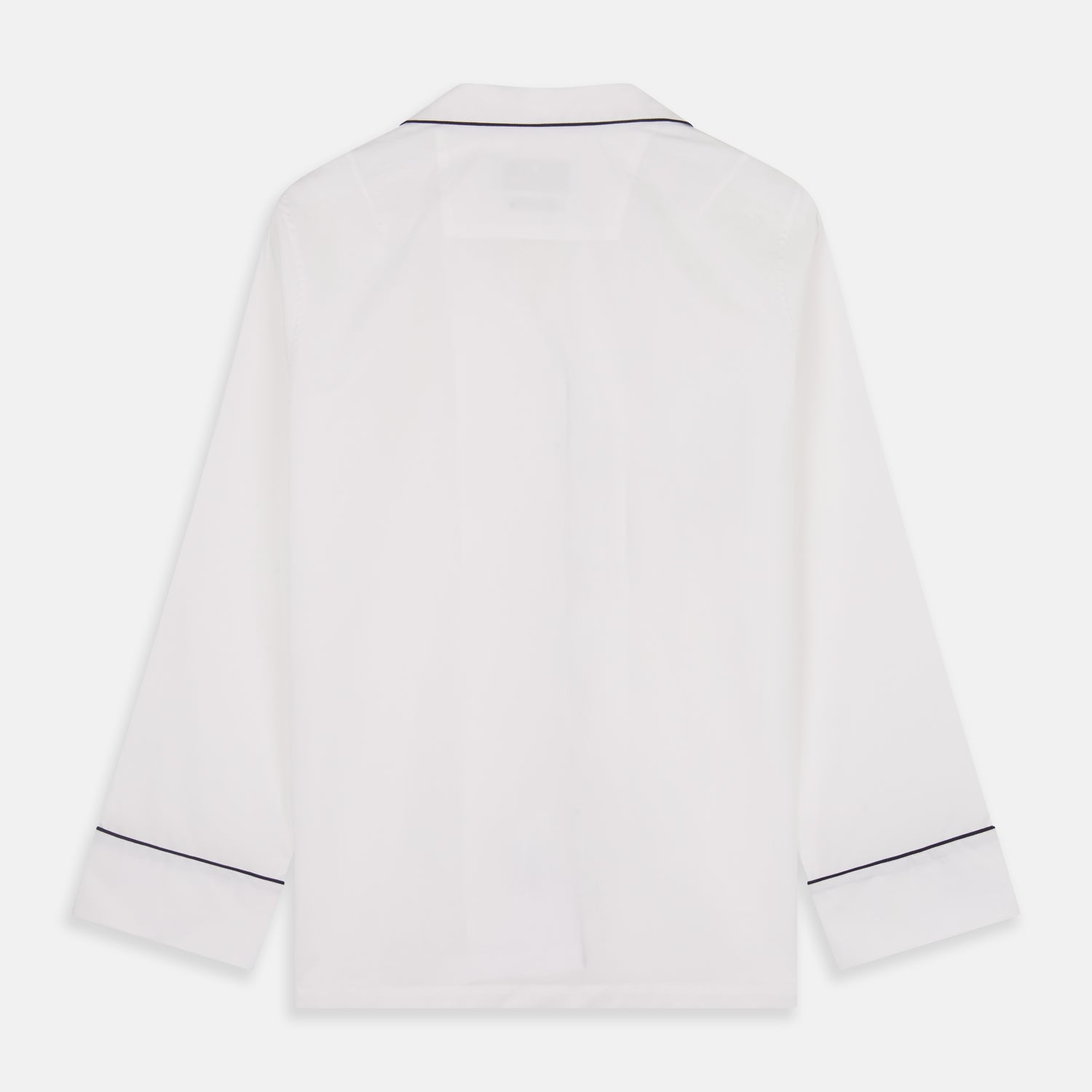 View 7 of product Women's Harriet Plain White Cotton Pyjama Set