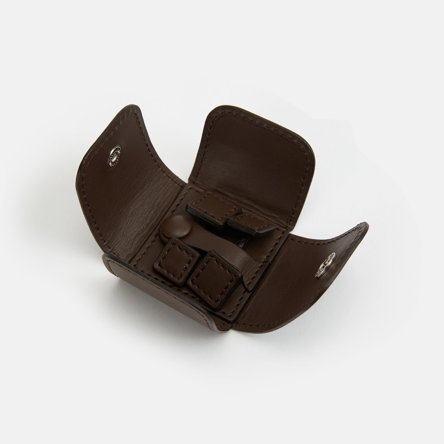 View 2 of product Dark Chocolate Leather Cufflinks