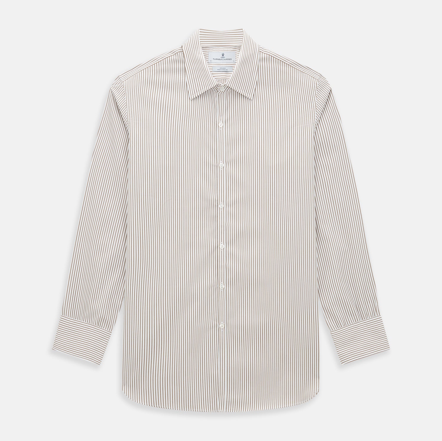 View 1 of product Coffee Multi Stripe Westminster Shirt