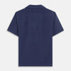 View 5 of product Navy Silk Holiday Fit Phillips Shirt