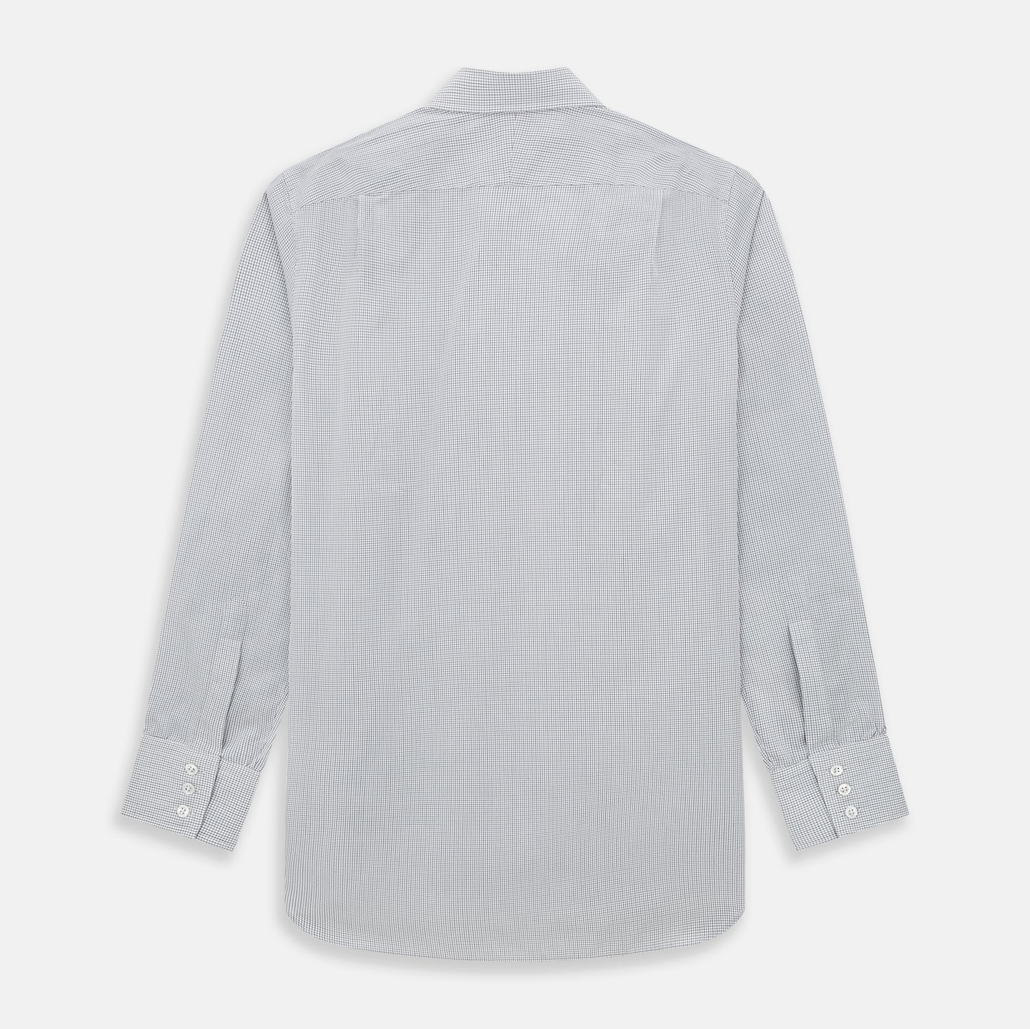 View 3 of product Midnight Blue Grid Check Mayfair Shirt
