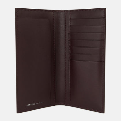 Burgundy B Cut Continental Wallet