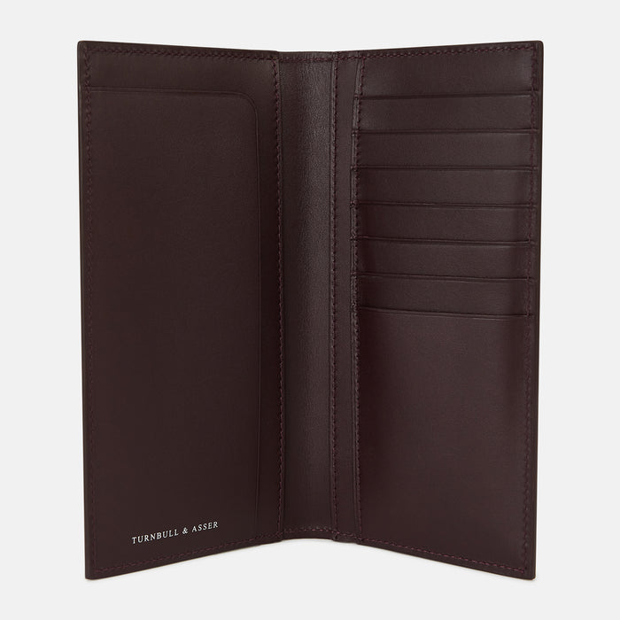 Burgundy B Cut Continental Wallet Image 1