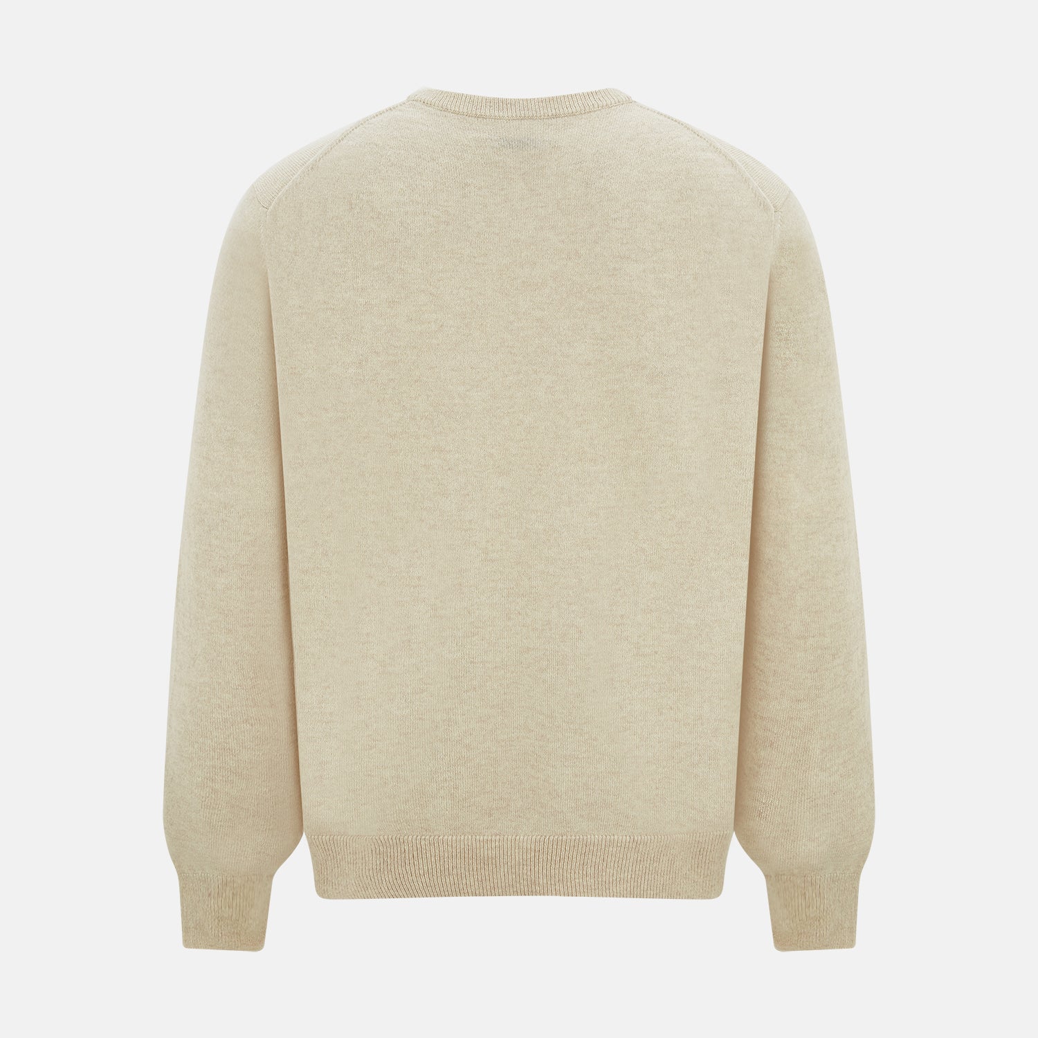 View 3 of product Cream Cashmere Round Neck Jumper