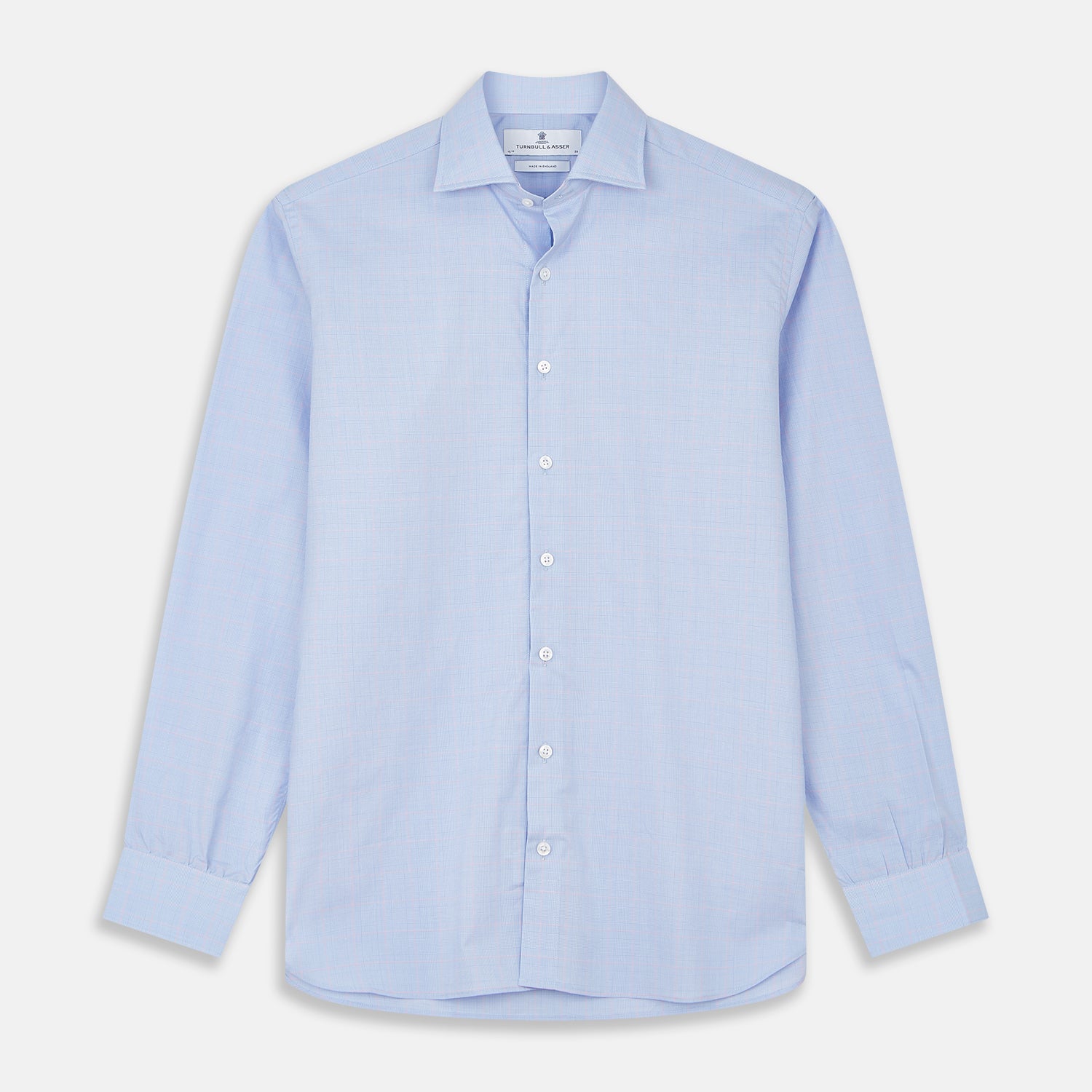 View 1 of product Blue and Red Prince of Wales Check Mayfair Shirt