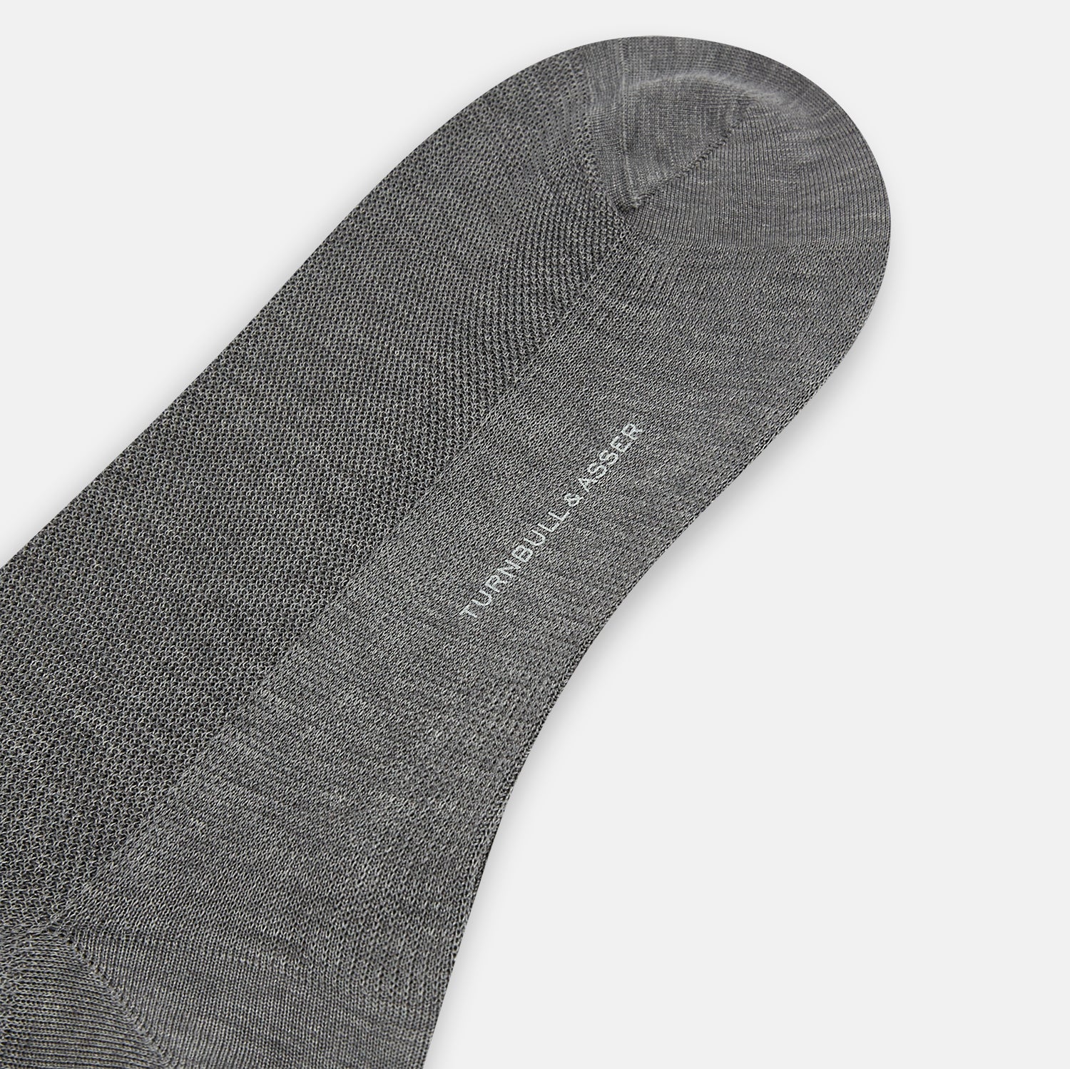 View 3 of product Steel Melange Micro Knit Mid-Length Socks