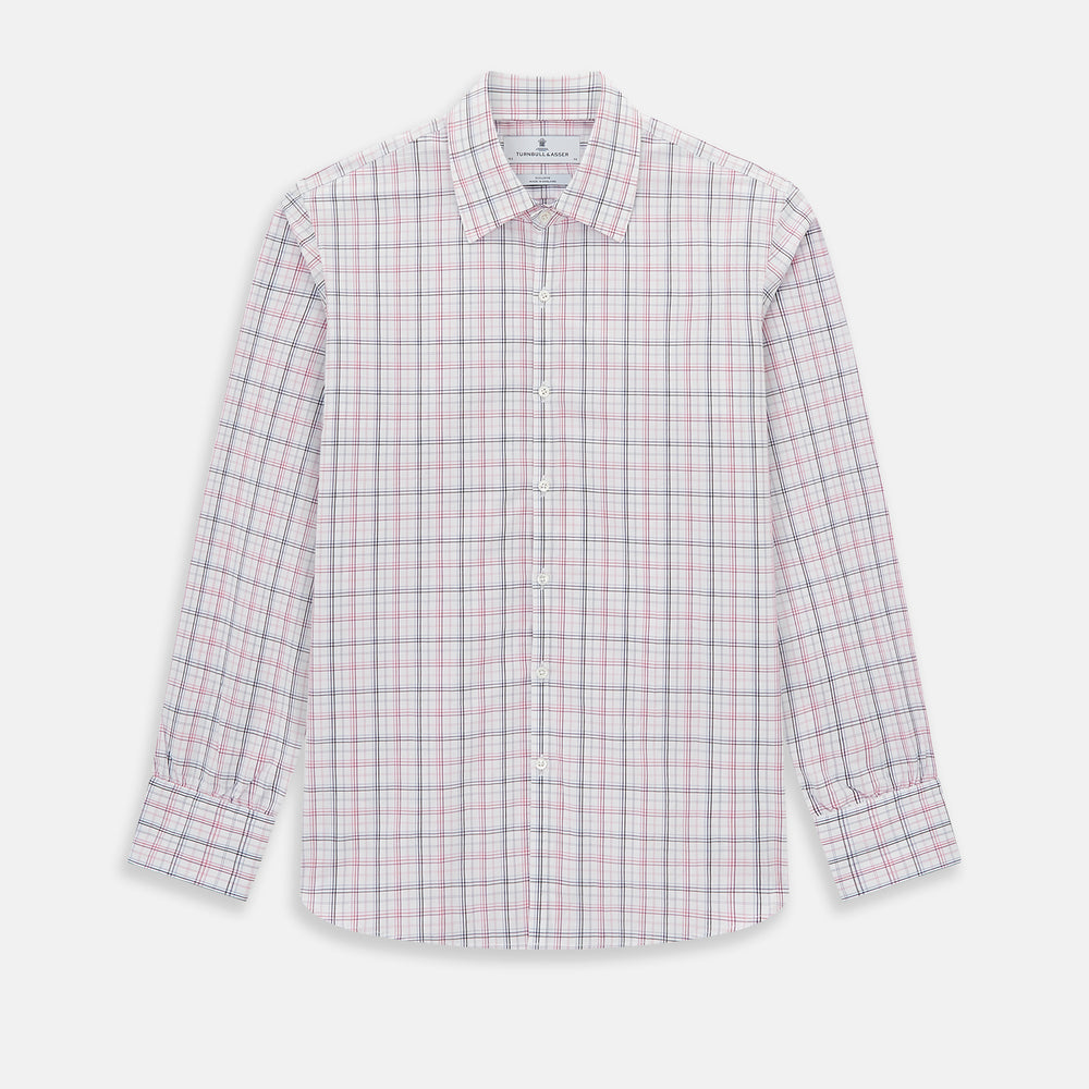 Purple and Blue Multi Check Westminster Shirt