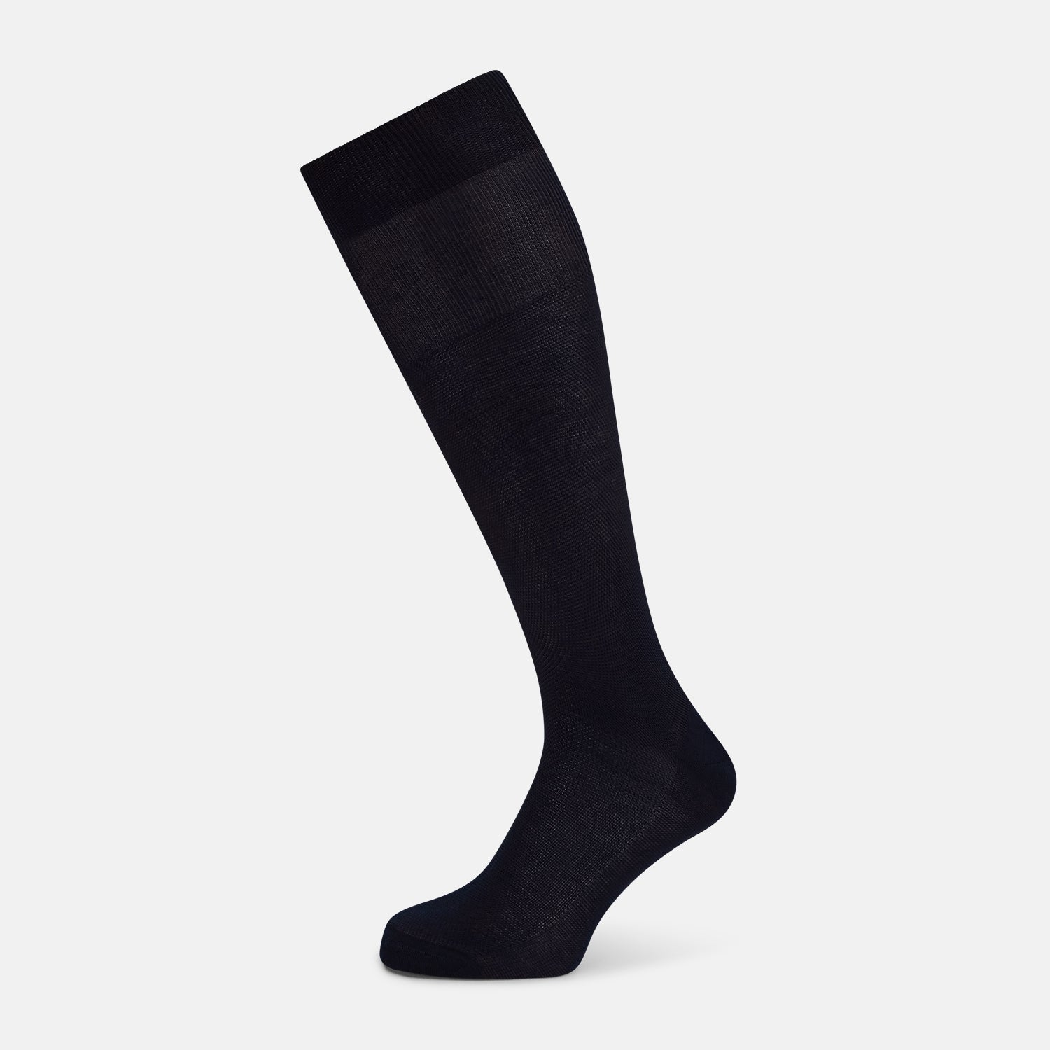 View 1 of product Navy Micro Knit Long Socks
