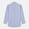 View 4 of product Mid-Blue Chambray Weekend Fit Shirt with Dorset Collar and 1-Button Cuffs