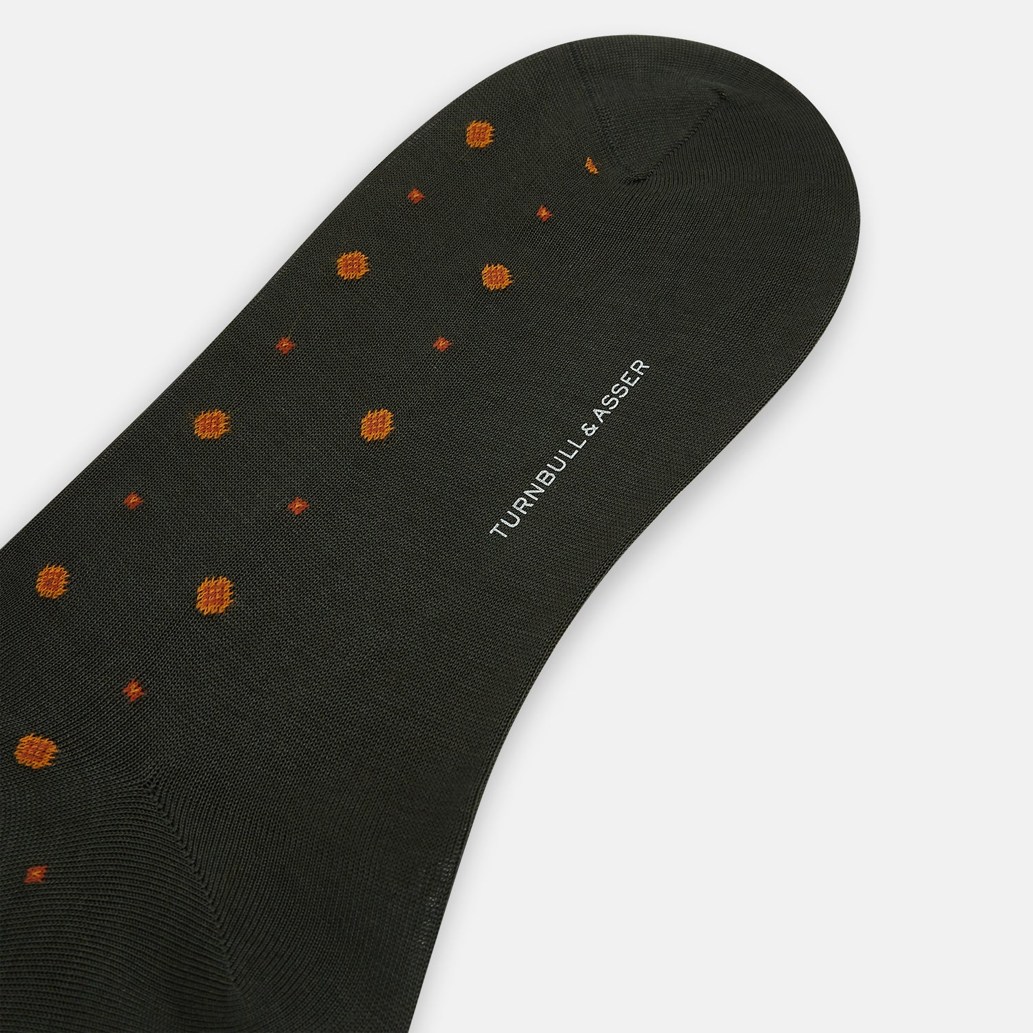 View 3 of product Forest Green Patterned Mid-Length Socks