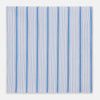 View 1 of product Hand Rolled Blue Multi Track Stripe Handkerchief