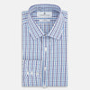 View 5 of product Blue and Navy Multi Check Mayfair Shirt