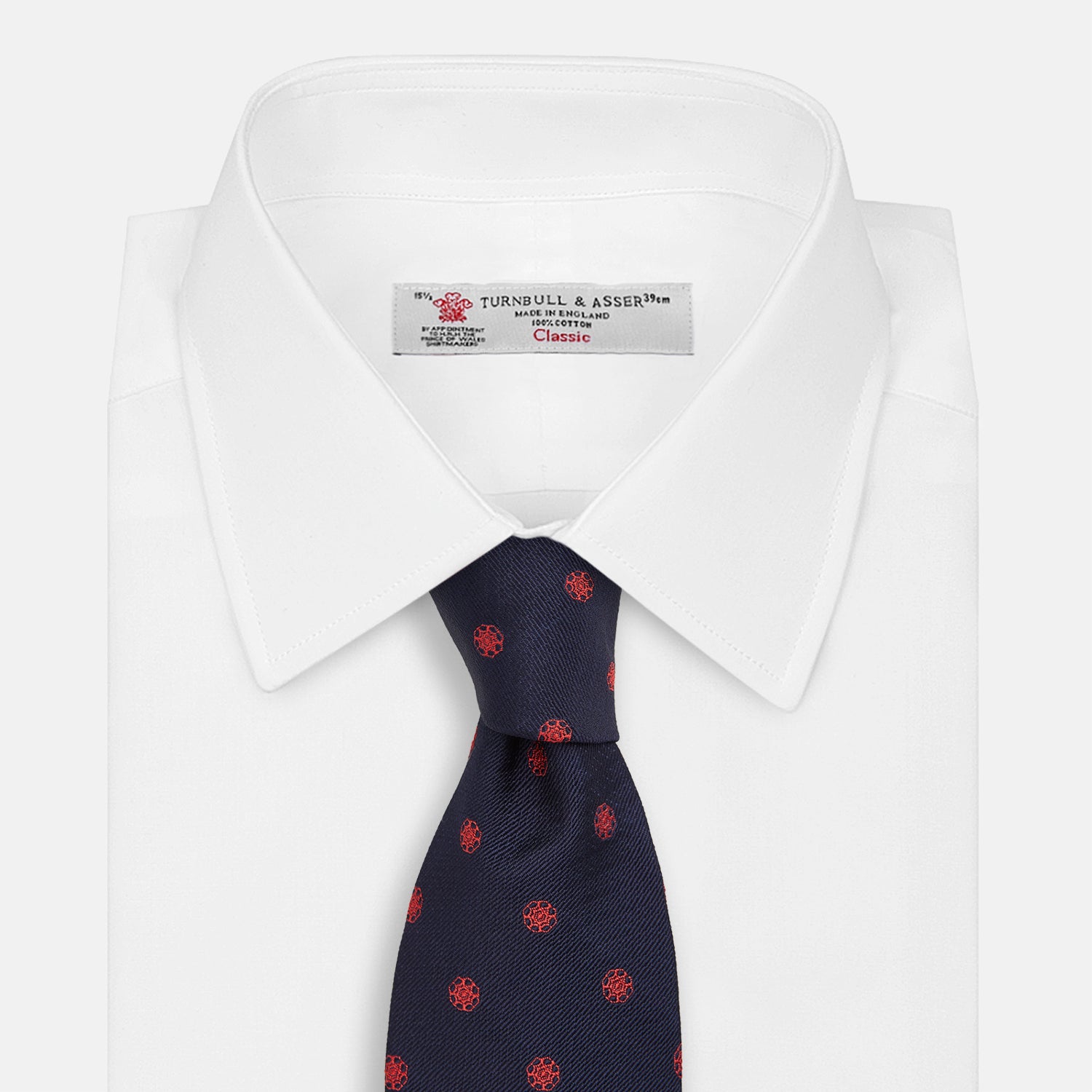 View 2 of product EMBLEM SPOT NAVY TULIP TIE