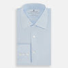 View 5 of product PALE BLUE COTTON REGULAR FIT MAYFAIR SHIRT