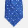 View 3 of product Blue and White Micro Dot Silk Tie