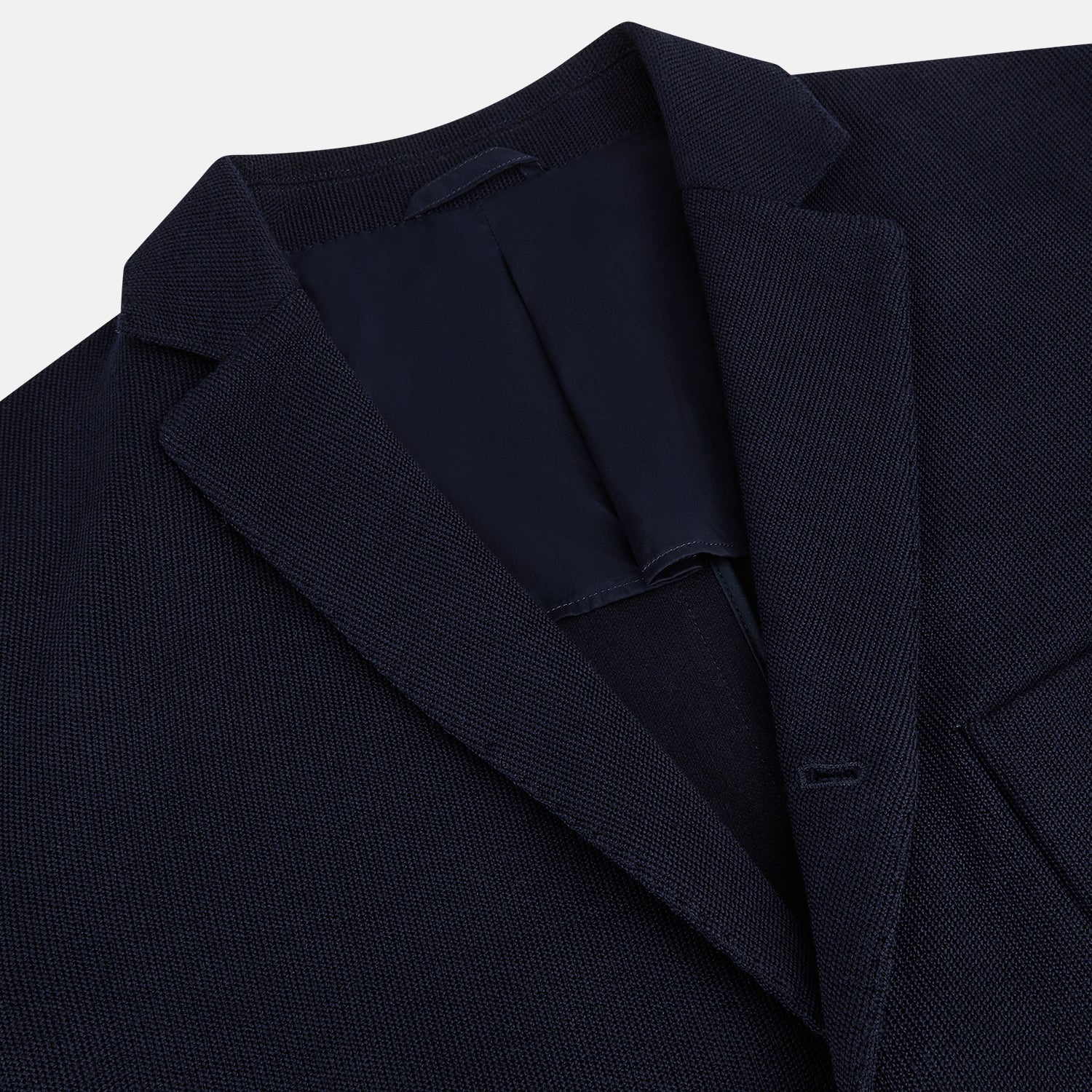 View 2 of product Navy Knitted Oxford Blazer