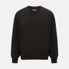 View 1 of product Brown Cashmere Round Neck Jumper