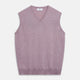 Lilac Heather Ifor Cashmere Slipover