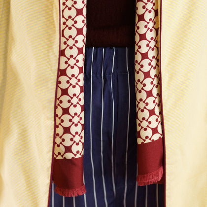 Navy Stripe Modern Pyjama Trousers Image 2