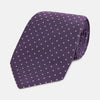 View 1 of product Lavender and Purple Micro Dot Silk Tie