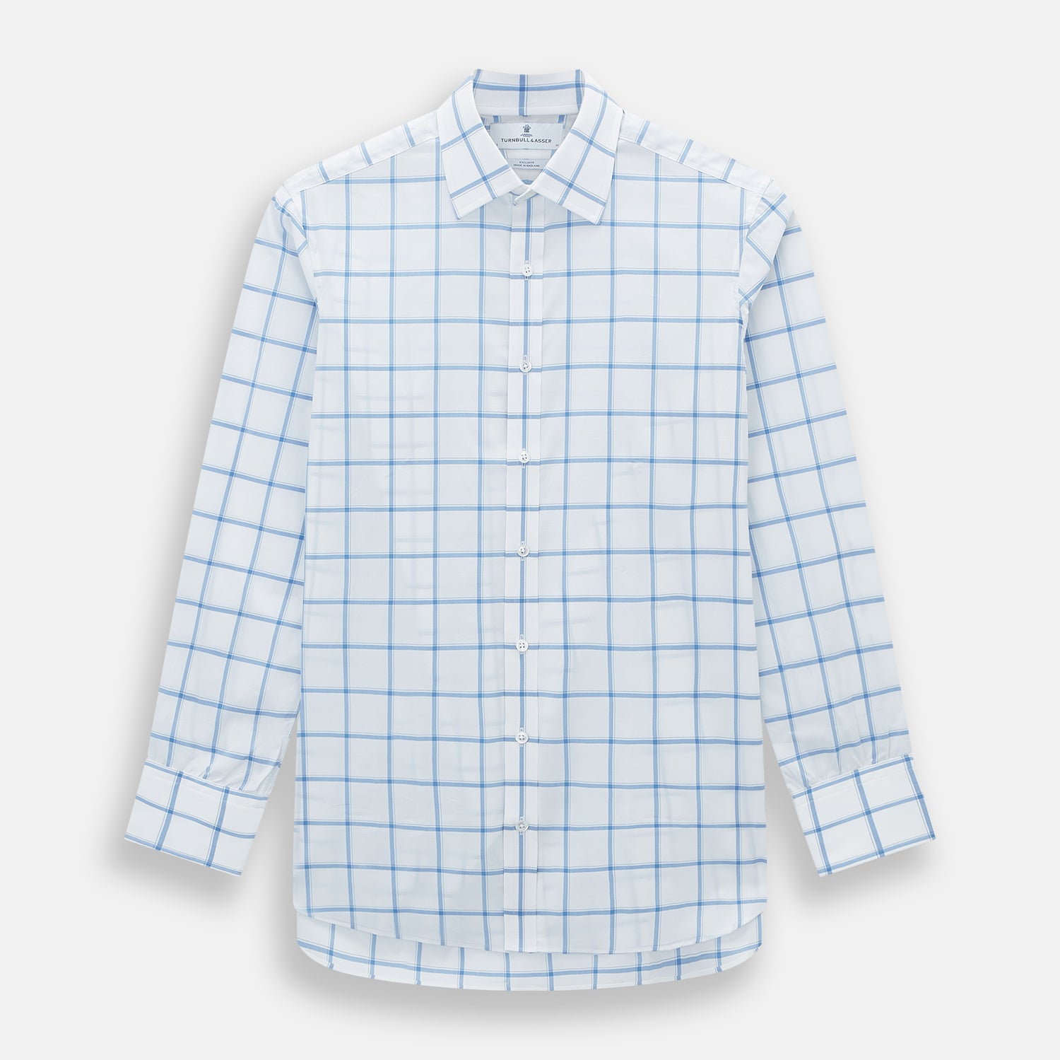 View 1 of product Colony Blue Grid Check Mayfair Shirt