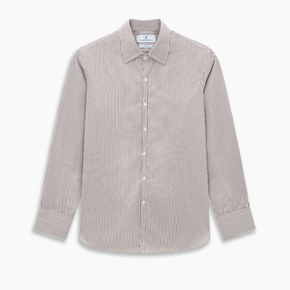 Burgundy Halo Stripe Westminster Shirt Image 8