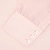 Pink Cashmere Blend Shirt with T&A Collar and 3-Button Cuffs