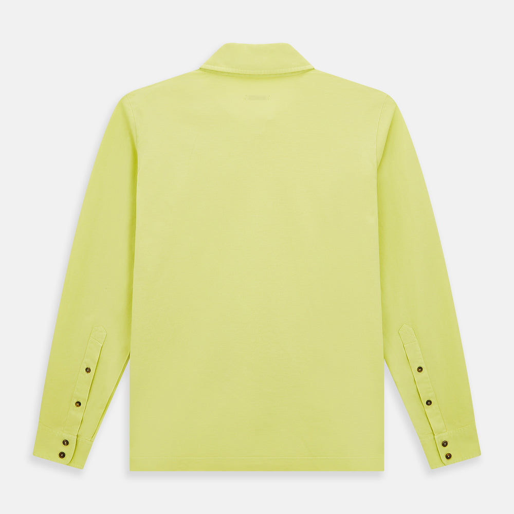 Lime Green Rugby Polo Shirt