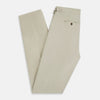 View 6 of product Taupe Cotton Blend Henry Trousers