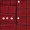 View 4 of product Dark Red Grid Check Windsor Shirt