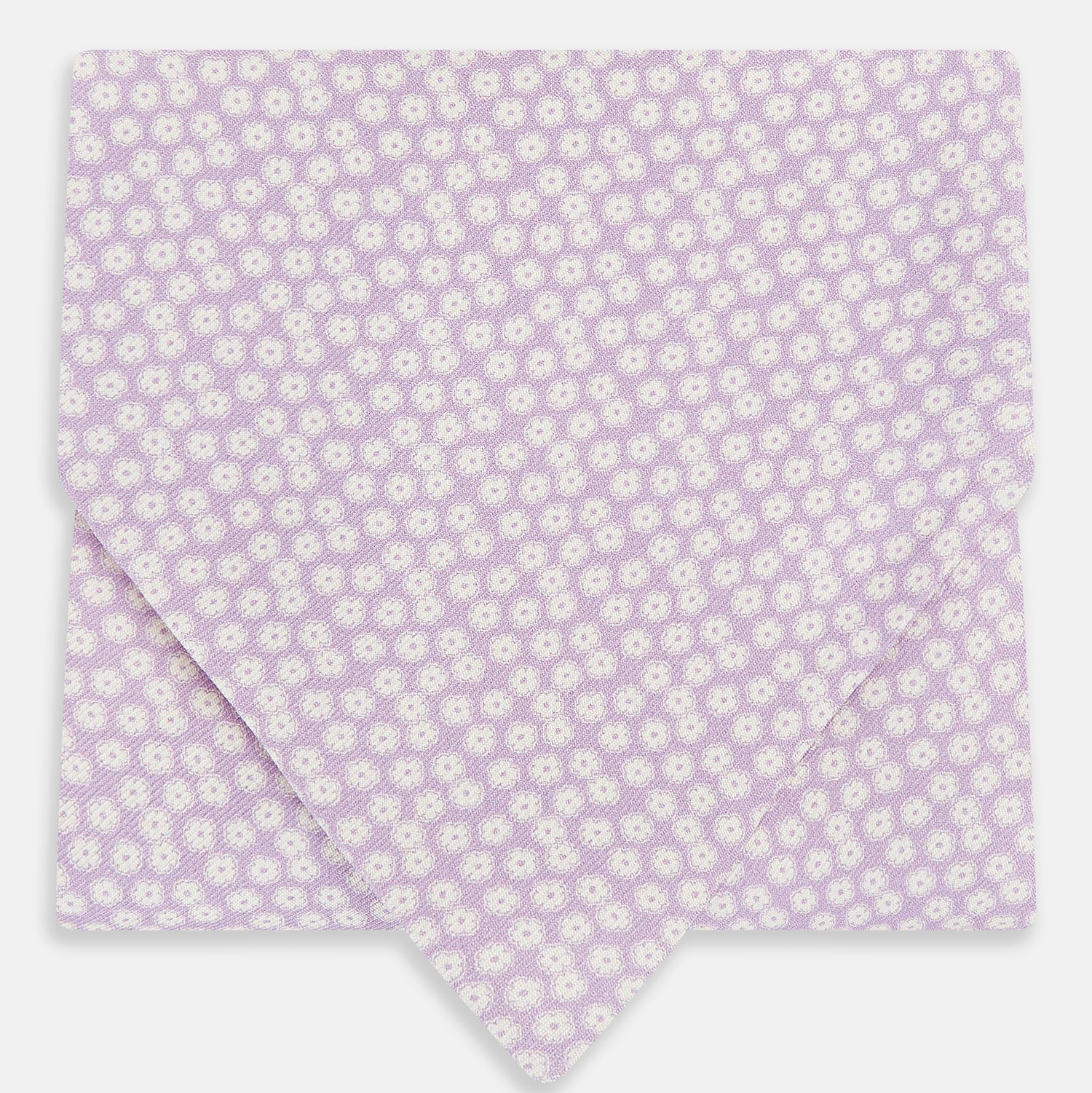 View 1 of product Lilac Flower Patterned Silk Cravat