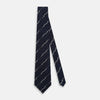 View 2 of product Navy Zigzag Jacquard Silk Tie