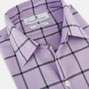 View 2 of product Lilac Grid Check Windsor Shirt