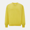 View 1 of product Canary Yellow Cashmere V-neck Jumper